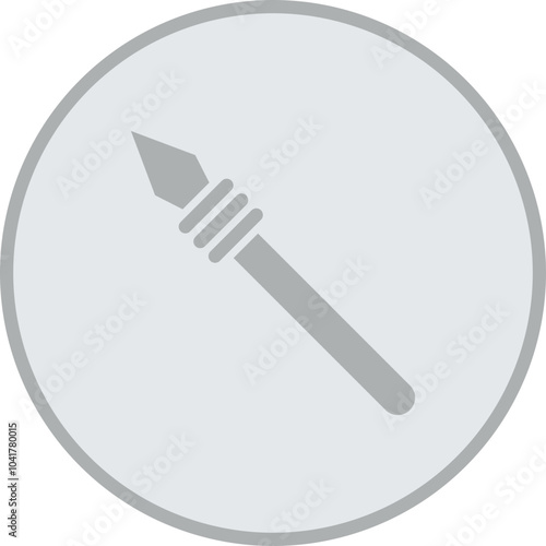 Javelin Spear Icon Design