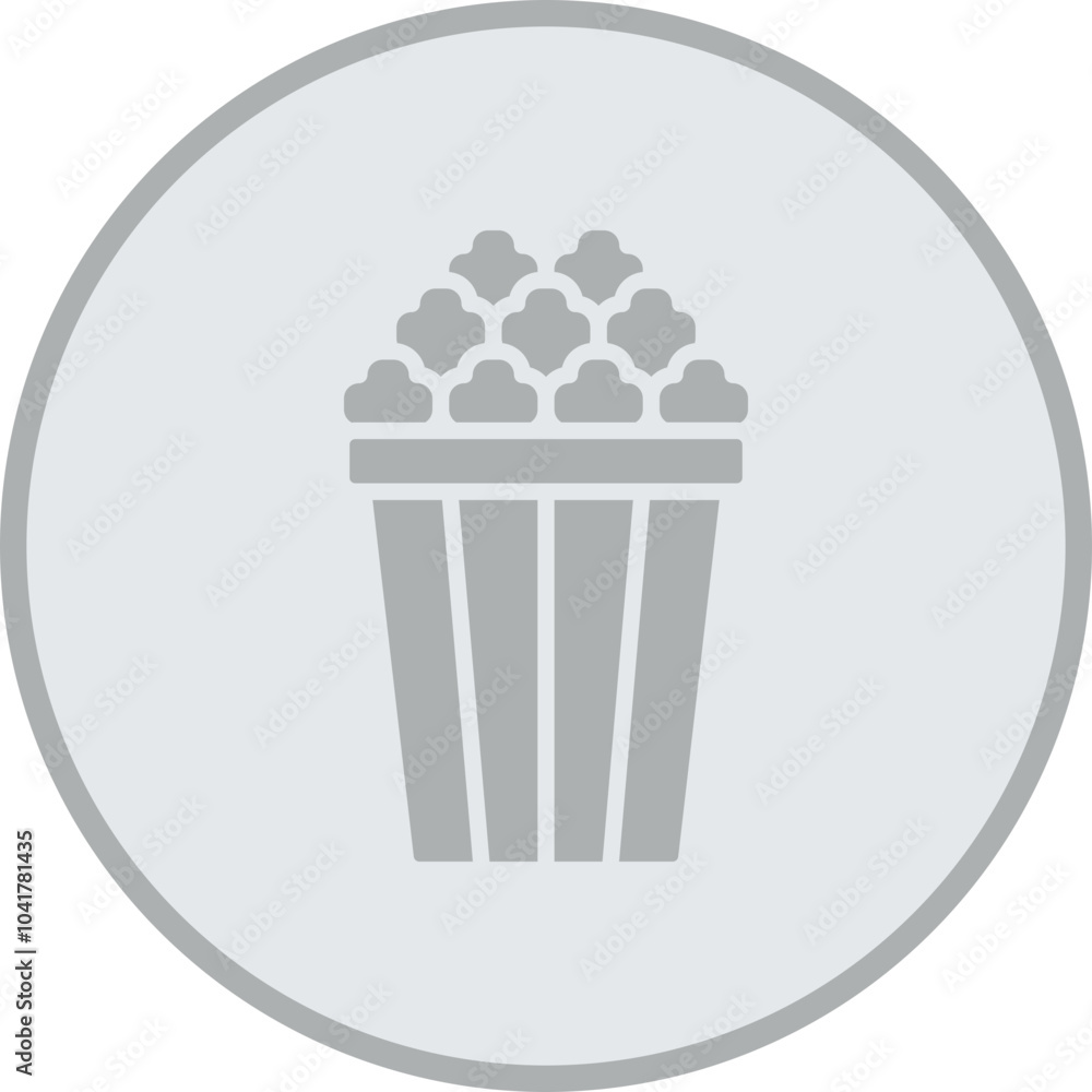 Popcorn Icon Design Popcorn Icon Design