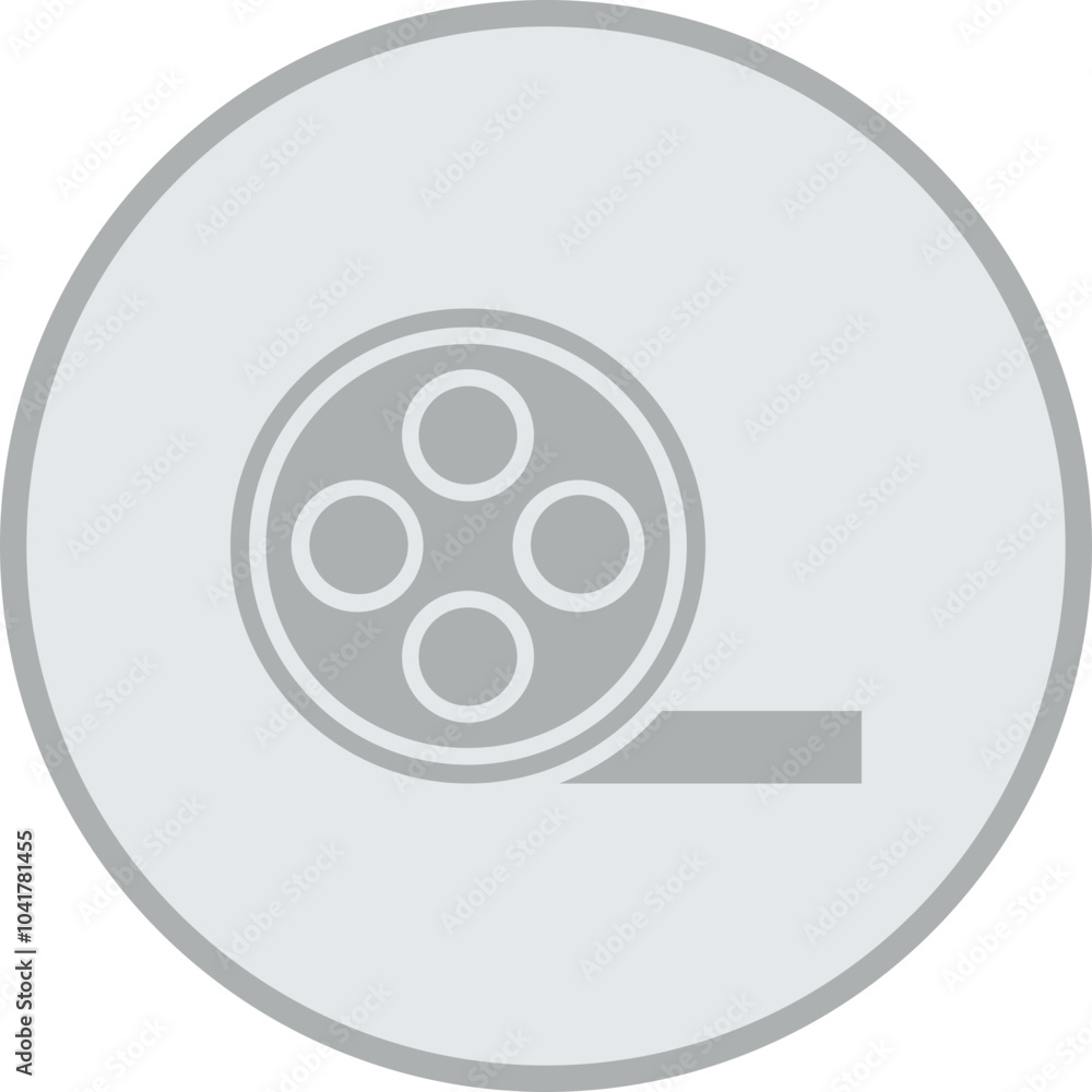 Film Reel Icon Design Film Reel Icon Design