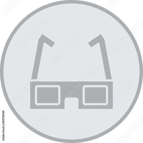 3d Glasses Icon Design