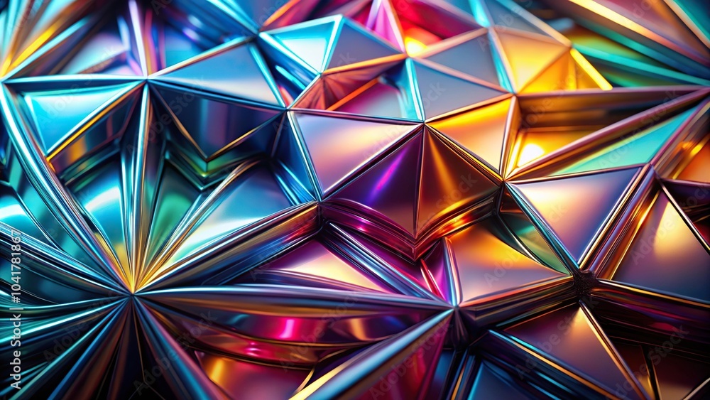 abstract metallic geometric shape background colorful modern futuristic background abstract metallic geometric shape background colorful modern futuristic background