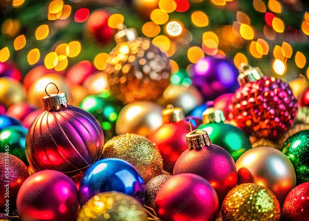 Christmas Balls Background Template for Festive Celebrations and Holiday Decorations Christmas Balls Background Template for Festive Celebrations and Holiday Decorations