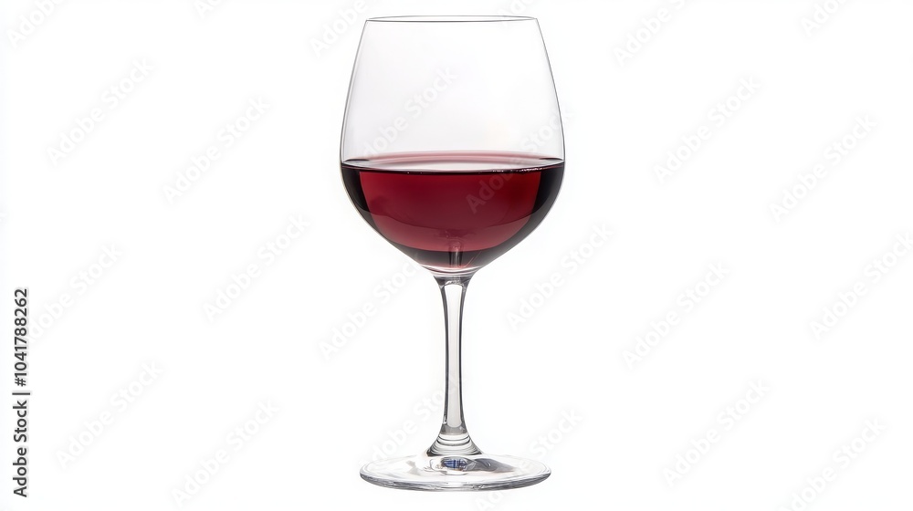 Red wine glass isolated on a white background Red wine glass isolated on a white background
