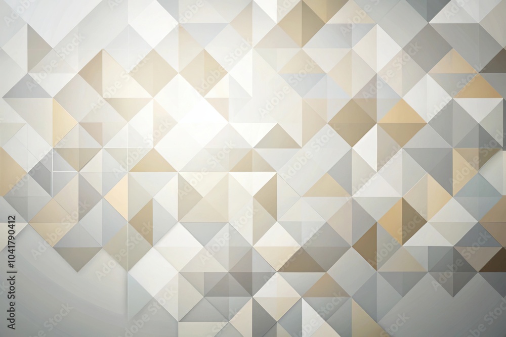 Obraz premium abstract composition of geometric shape in subdued neutral and gray Extreme Close-Up