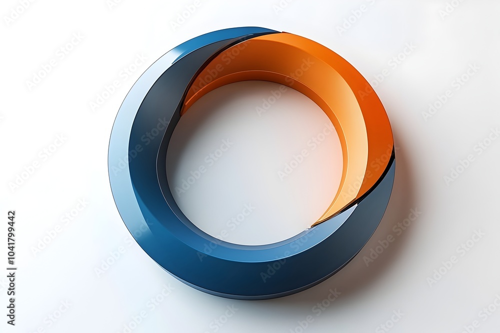 Elegant 3D Service Area Icon With Smooth Colorful Transitions on Minimalist White Background Elegant 3D Service Area Icon With Smooth Colorful Transitions on Minimalist White Background