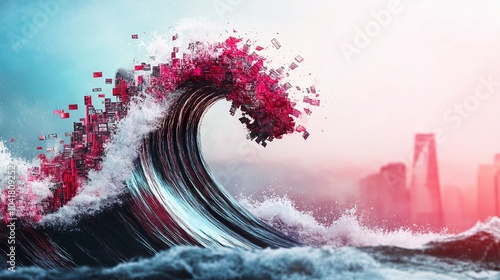 Market Capitalization Waves in Dynamic Representation photo