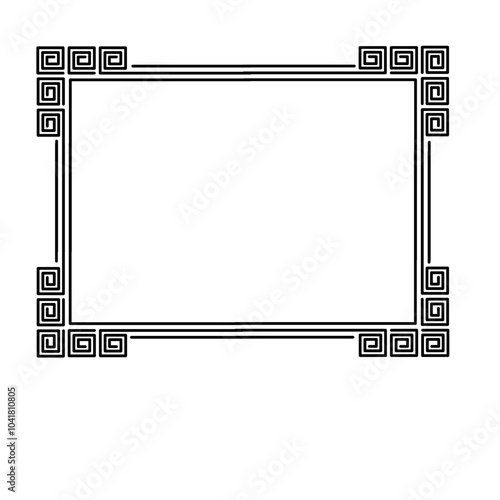roman square frame