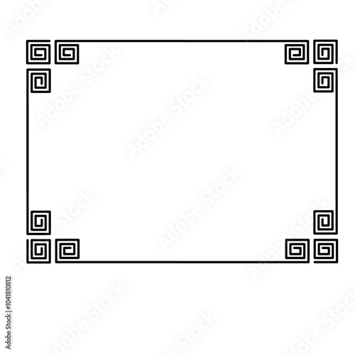 roman square frame