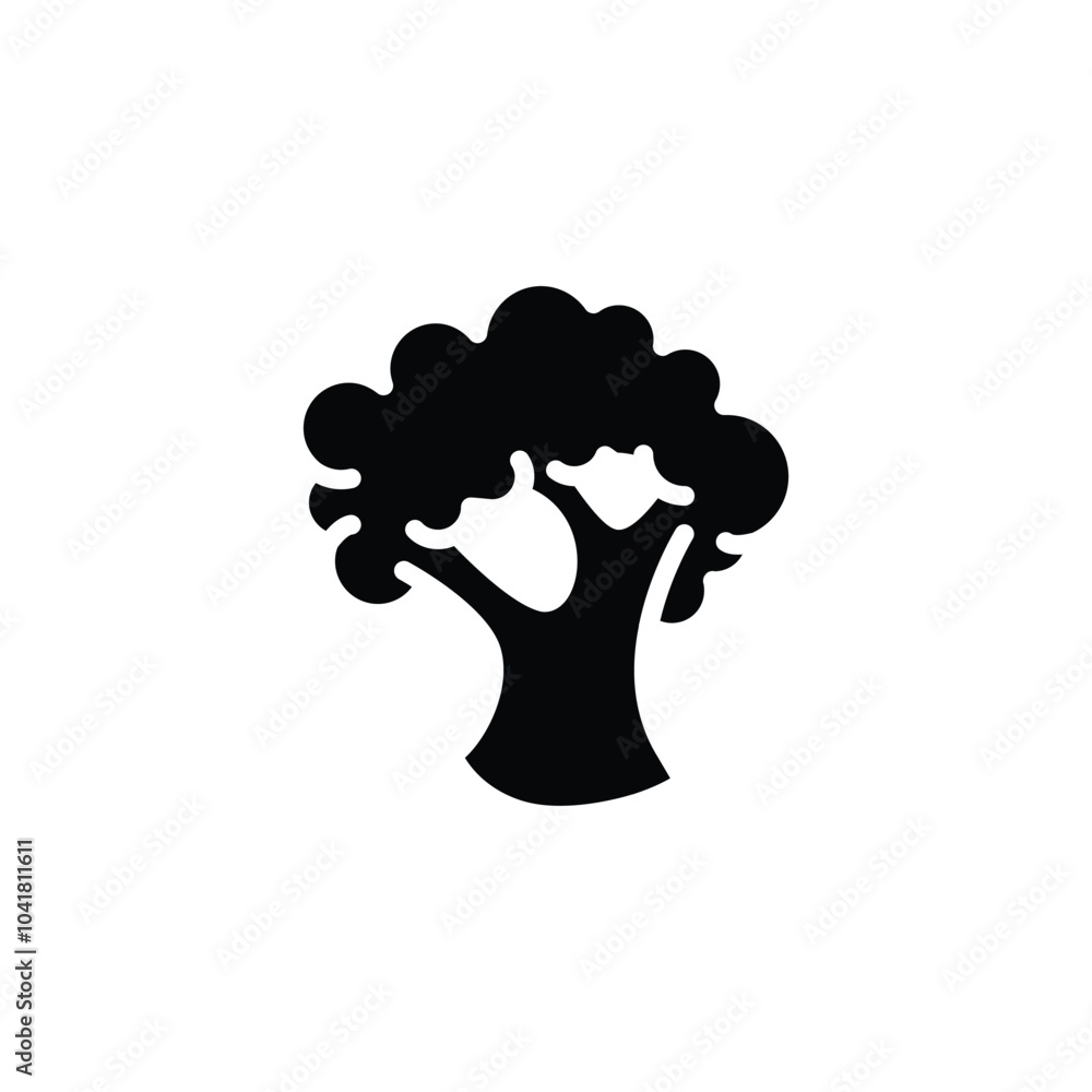 broccoli solid icon vector design good for web or mobile app broccoli solid icon vector design good for web or mobile app