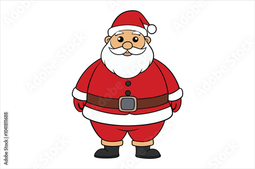 santa claus vector,   icon vector illustration,  santa claus silhouette of a santa claus isolated on a white background, eps, png, svg, vector,