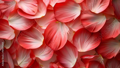 Wallpaper Mural A vibrant arrangement of soft pink and white flower petals creating a romantic and delicate backdrop. Torontodigital.ca