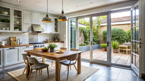 Wallpaper Mural modern kitchen interior with kitchen Torontodigital.ca