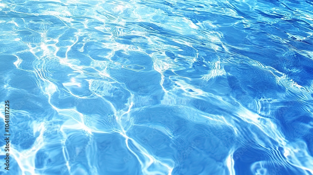 Tranquil Blue Water Surface with Gentle Ripples Tranquil Blue Water Surface with Gentle Ripples