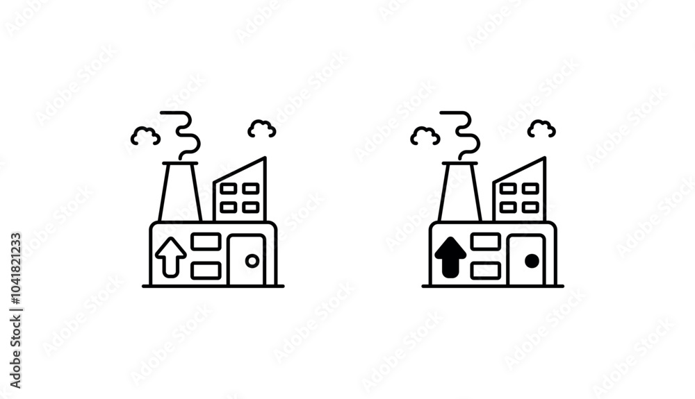 Fototapeta premium Geothermal Energy icon design with white background stock illustration