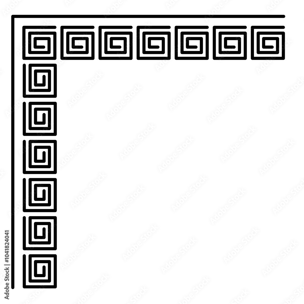 Roman corner border Roman corner border
