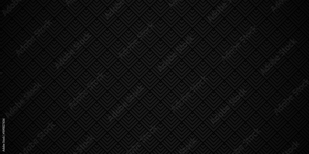 Vector abstract dark black paper rectangle silk ornament fabric pattern overlap backdrop design. minimal diamond creative triangle rough overlapping texture fabric canvas pattern background. Vector abstract dark black paper rectangle silk ornament fabric pattern overlap backdrop design. minimal diamond creative triangle rough overlapping texture fabric canvas pattern background.