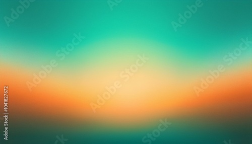 abstract background, Sunset and Mint gradient background with light leak and grainy texture, 