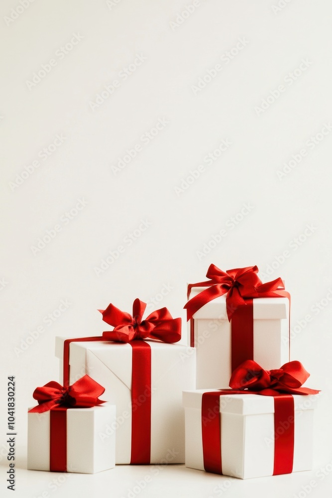 Gift box for holiday closeup view Gift box for holiday closeup view