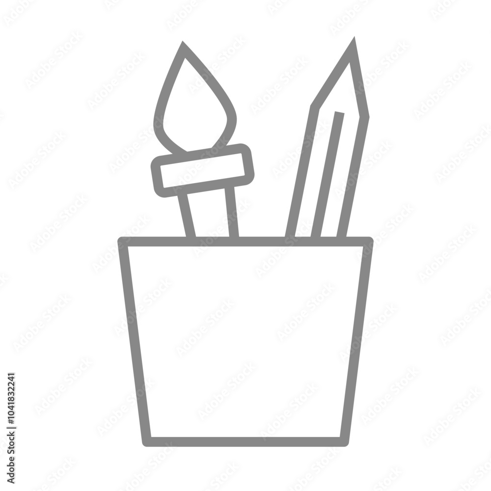 Art Supplies icon design Art Supplies icon design