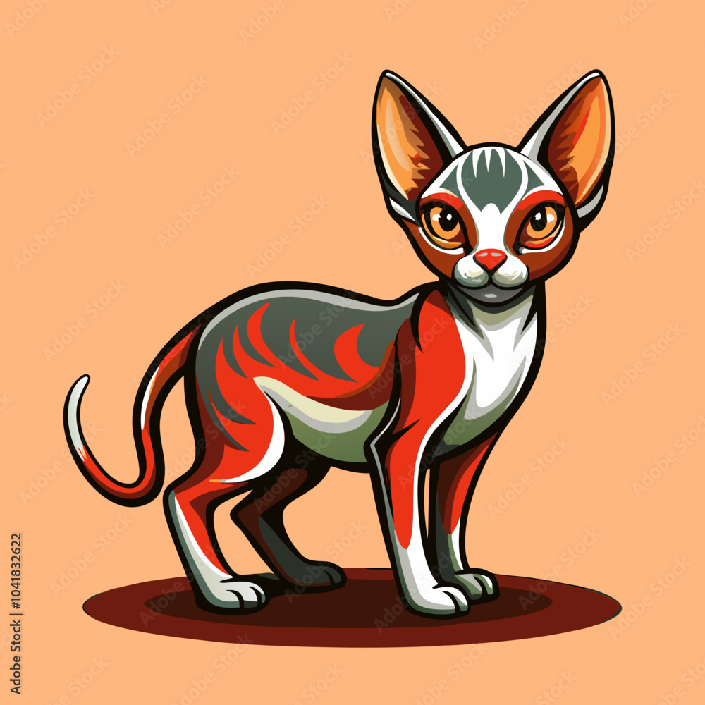 Fototapeta premium gatto egiziano 02