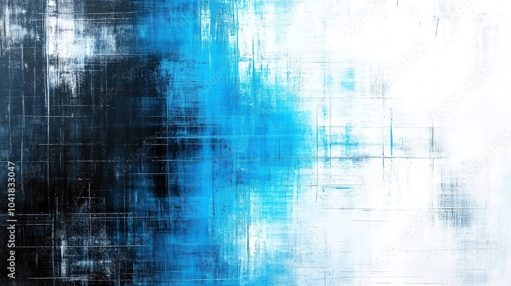 textured abstract painting in hues of blue, black, and white, enhanced by gentle gray tones and soft light blue highlights, exhibiting blurred lines that create an intriguing illusion of depth and dim textured abstract painting in hues of blue, black, and white, enhanced by gentle gray tones and soft light blue highlights, exhibiting blurred lines that create an intriguing illusion of depth and dim