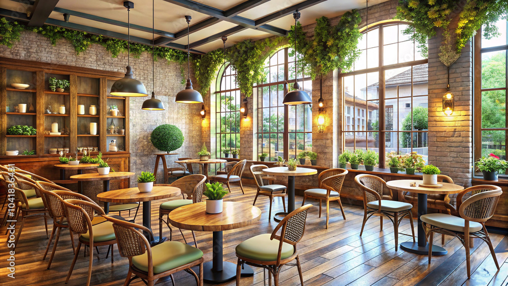 Obraz premium interior of a restaurant