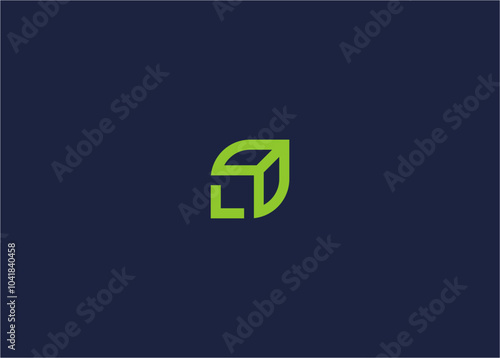Letter l leaf logo icon design vector design template inspiration