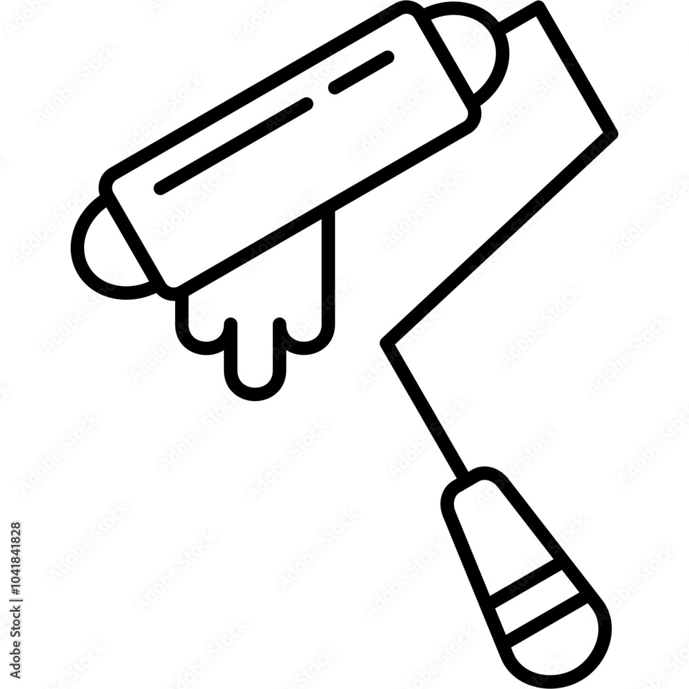 Fototapeta premium Paint Roller Icon