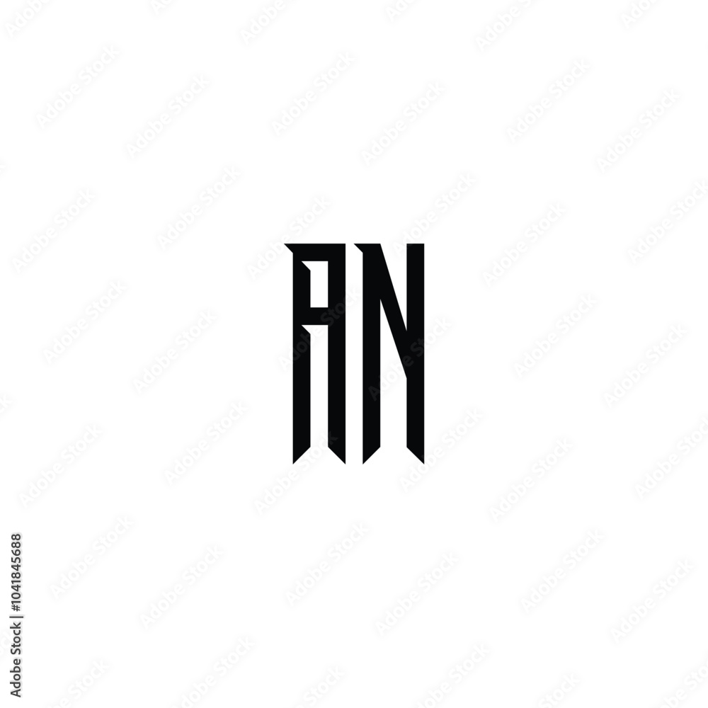 AN monogram logo design letter text name symbol monochrome logotype alphabet character simple logo AN monogram logo design letter text name symbol monochrome logotype alphabet character simple logo