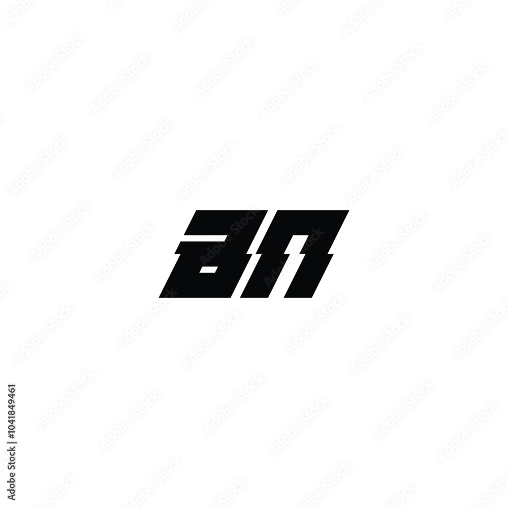 AN monogram logo design letter text name symbol monochrome logotype alphabet character simple logo AN monogram logo design letter text name symbol monochrome logotype alphabet character simple logo