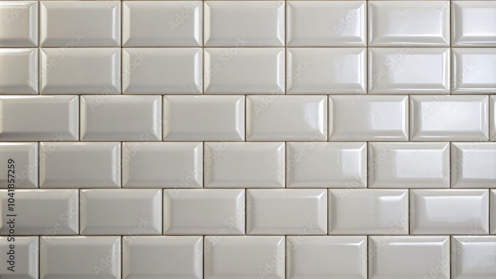 Elegant White Rectangle Mosaic Tiles Texture Background for Modern Interiors and Design Projects Elegant White Rectangle Mosaic Tiles Texture Background for Modern Interiors and Design Projects