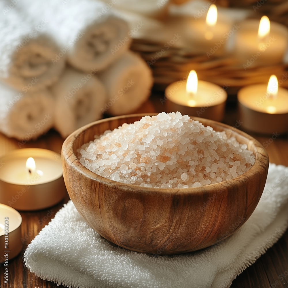 beauty treatment items for spa procedures on white wooden table with green plant. massage stones, essential oils and sea salt with burning candle
beauty treatment items for spa procedures on white wooden table with green plant. massage stones, essential oils and sea salt with burning candle
