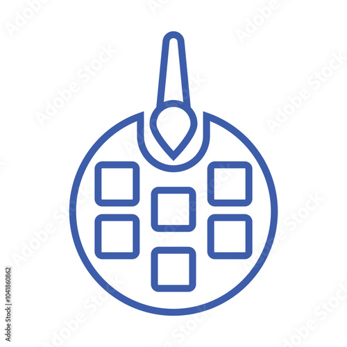 Acrylic Paints icon design