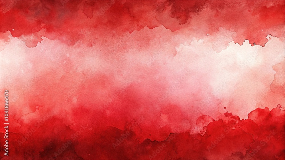 Red watercolor background close-up Red watercolor background close-up