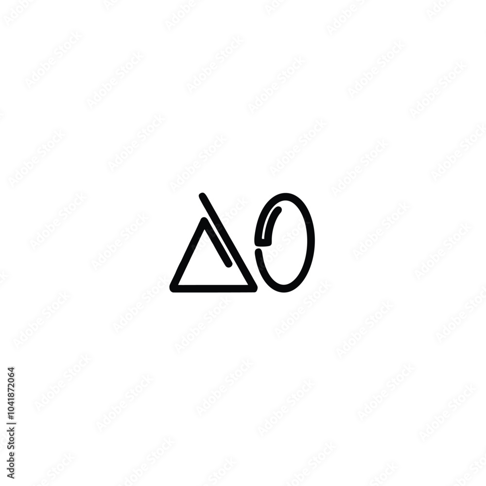 AO monogram logo design letter text name symbol monochrome logotype alphabet character simple logo AO monogram logo design letter text name symbol monochrome logotype alphabet character simple logo