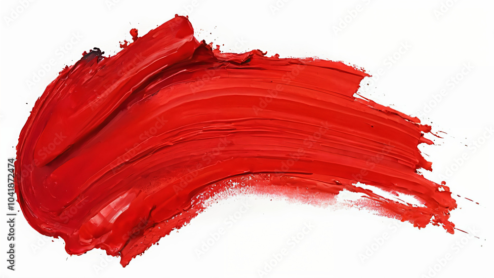 paint stroke on a white background paint stroke on a white background
