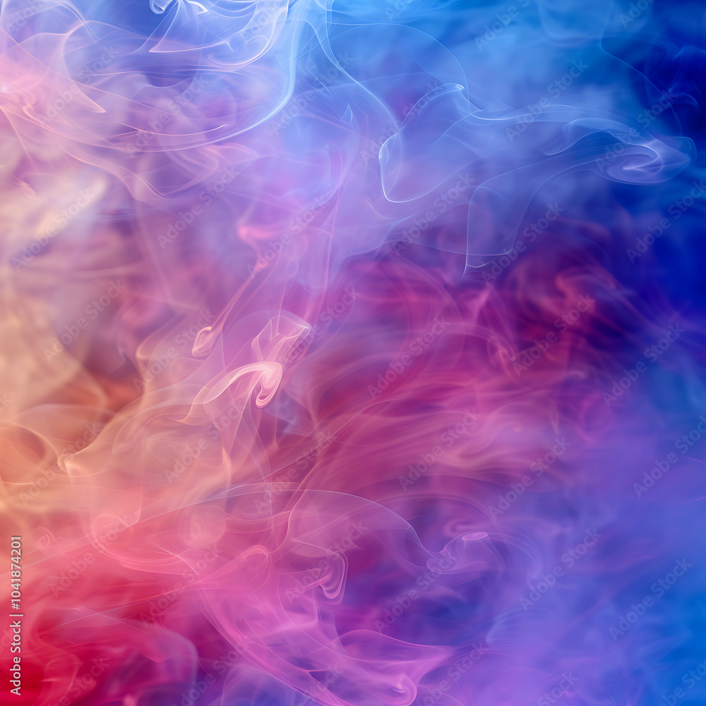 Dramatic smoke and fog in contrasting vivid, Abstract colorful background or wallpaper. Ai generative Dramatic smoke and fog in contrasting vivid, Abstract colorful background or wallpaper. Ai generative