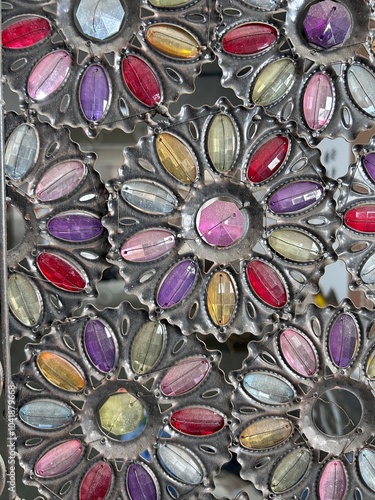 close up of gemstones