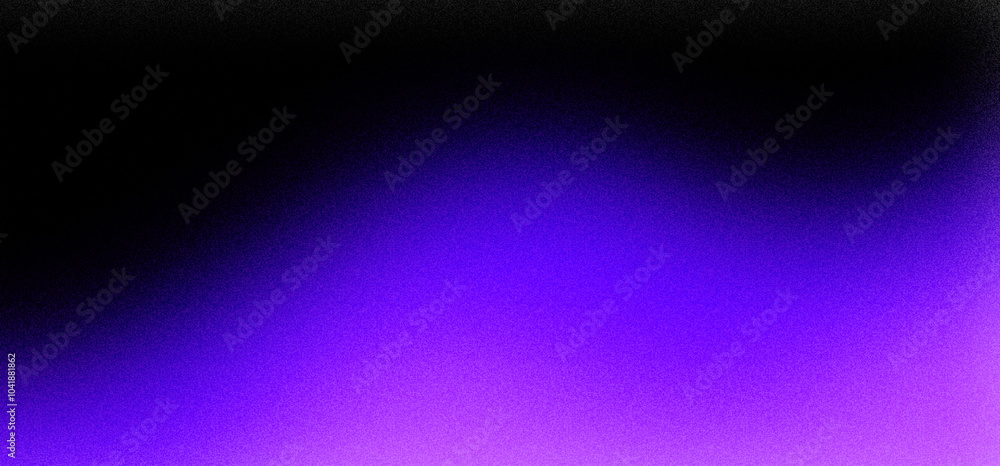 Obraz premium Purple black gradient background with noise texture 