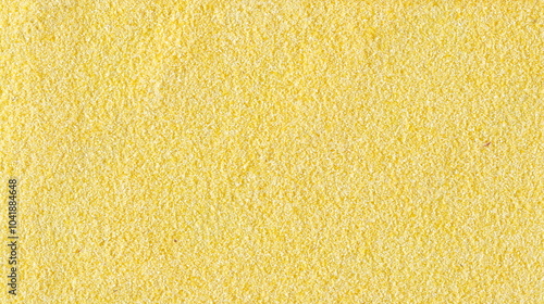 Принти на полотні Corn polenta pile background and texture, uncooked