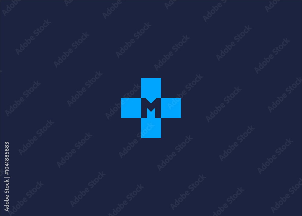 Letter m with plus logo icon design vector design template inspiration Letter m with plus logo icon design vector design template inspiration