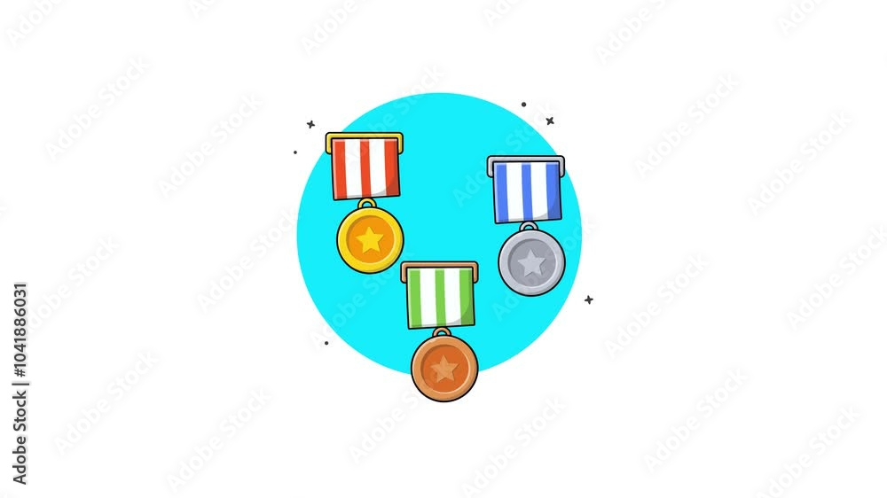4k Champion and Reward Concept Animation Video 4k Champion and Reward Concept Animation Video