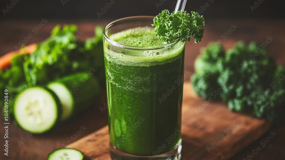 Fresh Green Smoothie with Fresh Green Smoothie with