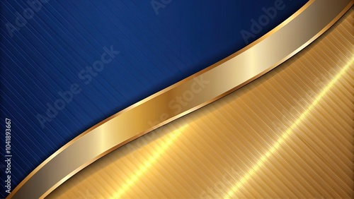 Abstract background with gold and navy blue colors