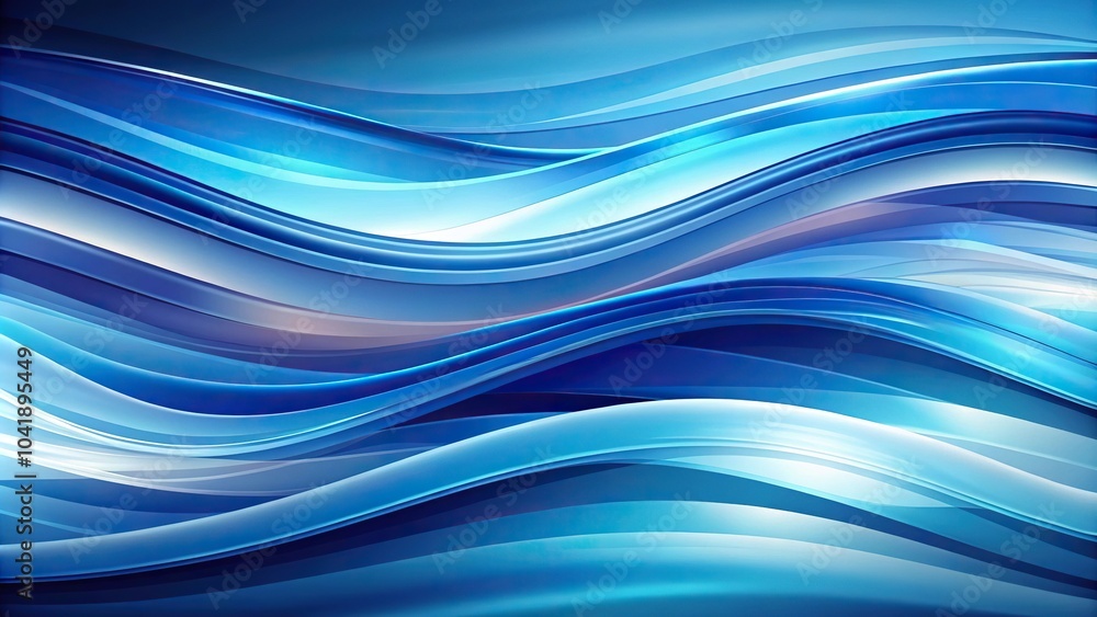 Abstract blue wave background with asymmetrical pattern Abstract blue wave background with asymmetrical pattern
