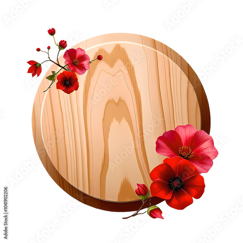 Wooden_button_9 photo