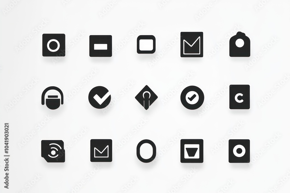 set of minimalist icons for Open All, solid white background set of minimalist icons for Open All, solid white background