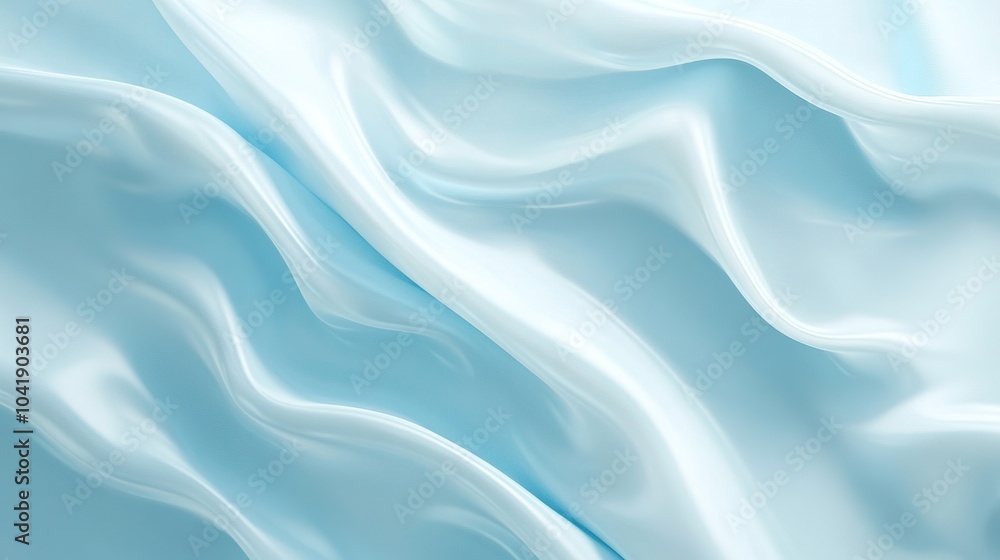 Soft Blue Fabric Waves for Elegant Backgrounds Soft Blue Fabric Waves for Elegant Backgrounds