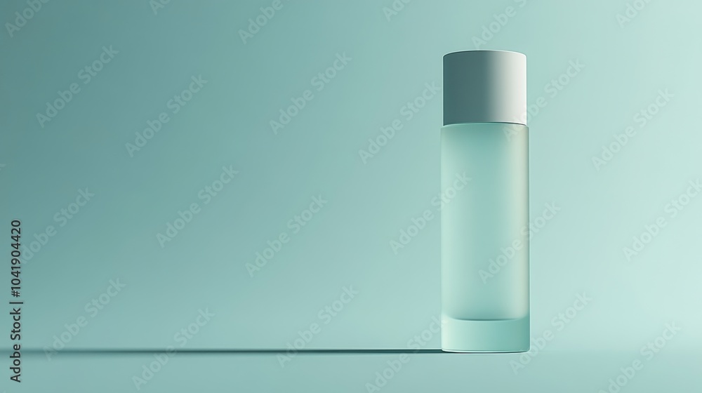 a floating cylindrical cosmetic bottle a floating cylindrical cosmetic bottle