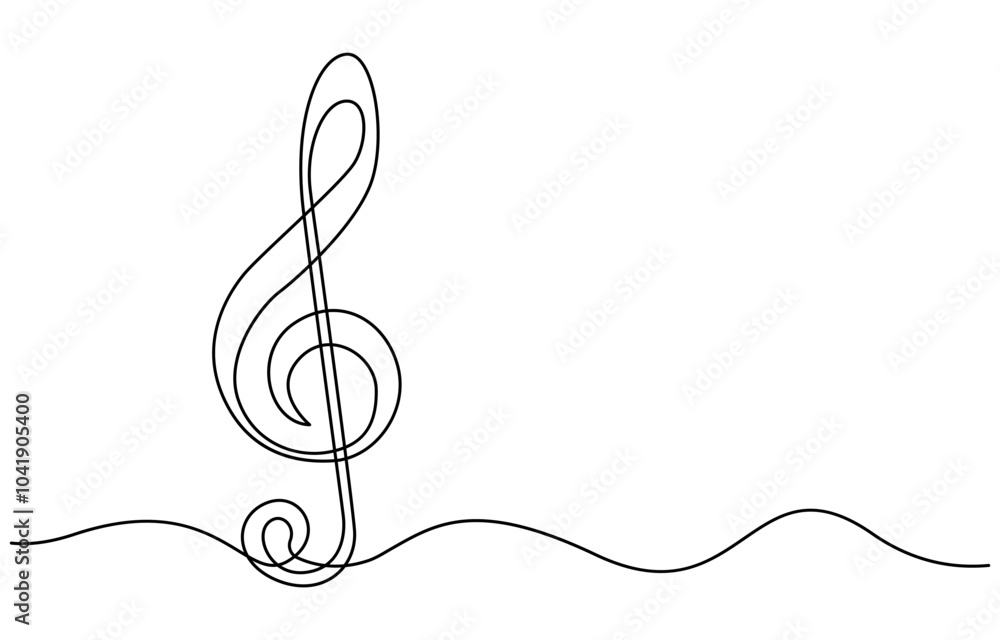 music icon continuous single line drawing vector illustration music icon continuous single line drawing vector illustration